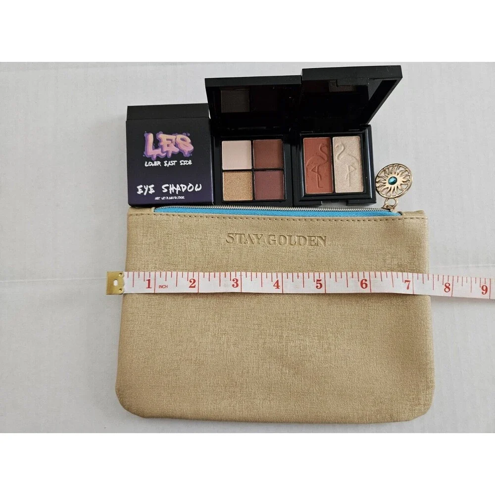 2 Mini Eye Palettes With Cosmetic Case Lower East Side LES Shaina B Miami